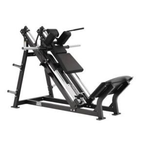 Incline hack squat machine for commercial gym